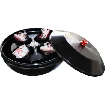 Напольная центрифуга с охлаждением и ротором на 4 стакана модель LD-6