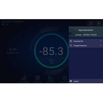 Морозильник для ультранизкой температуры ТМ MELING на 398 л. со встроенным мониторингом температуры (-10...-86°С)