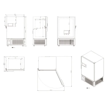 Морозильник для ультранизьких температур ТМ MELING на 778 л. з вбудованим моніторингом температури (-10...-86°С)