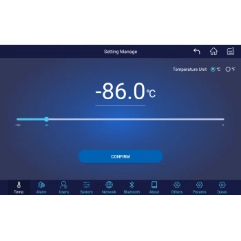 Морозильник для ультранизьких температур ТМ MELING на 778 л. з вбудованим моніторингом температури (-10...-86°С)
