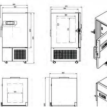 Морозильник для ультранизкой температуры ТМ MELING на 218 л. со встроенным мониторингом температуры (-10...-86°С) 