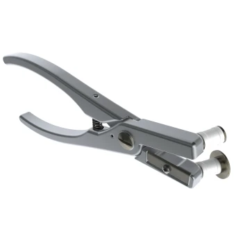 Роликові щипці (прокатувач) для роботи з ПВХ трубками контейнерів з кров'ю