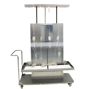 Автоматический стенд для контролируемого процесса фильтрации крови LEUCOmatic на 100 контейнеров с кровью